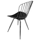 Cadeira Berta Decorativa Cromada - Overseas