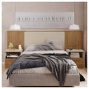 Cabeceira Para Cama Casal Extensível Marrom Lucius Caemmun