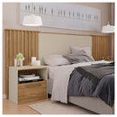 Cabeceira Para Cama Casal Extensível Marrom Lucius Caemmun