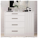 Cômoda Sapateira 1 Porta 4 Gavetas Branco Palacius Caemmun