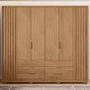 Guarda Roupa Casal Maximus 6 Portas 6 Gavetas Marrom Caemmun