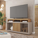 Bancada Rack Para TV até 55 Polegadas Frost Marrom Caemmun