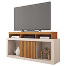 Bancada Rack Para TV até 55 Polegadas Marrom Frost Caemmun