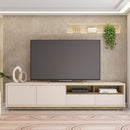 Bancada Rack Tv Até 75 Polegadas New Renda 2 Portas Caemmun