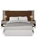 Cabeceira Para Cama Casal Extensível Marrom Proximus Caemmun