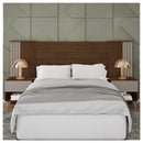 Cabeceira Para Cama Casal Extensível Marrom Proximus Caemmun