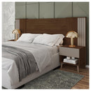 Cabeceira Para Cama Casal Extensível Marrom Proximus Caemmun