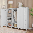 Cômoda Sapateira 2 Portas 5 Gavetas Branco Pegasus Caemmun