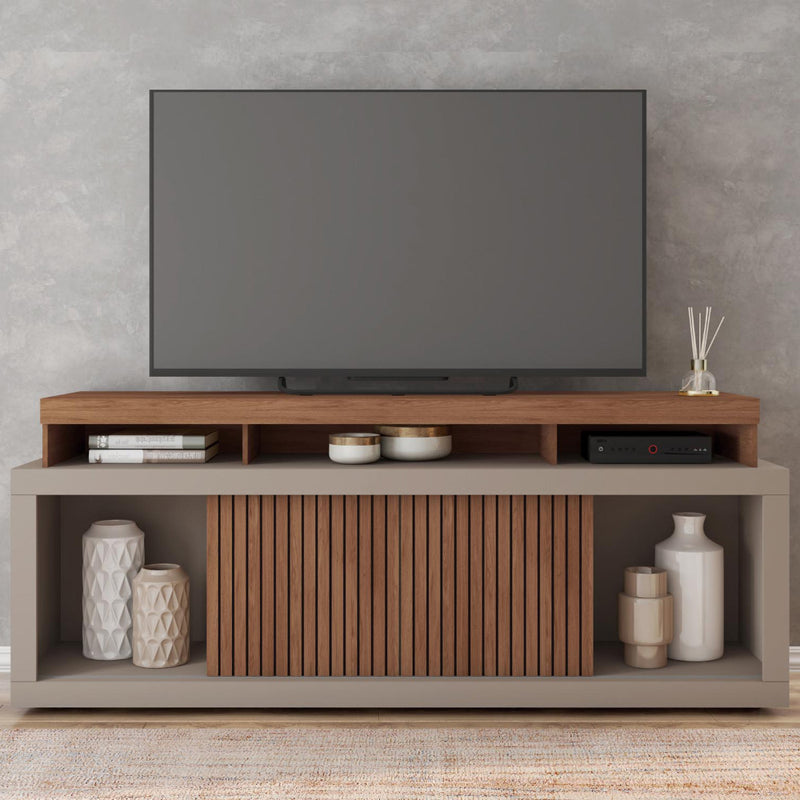 Bancada Rack Para TV até 70 Polegadas Sun Marrom Caemmun