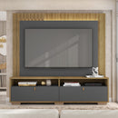 Estante Home Para TV até 70 Polegadas Cinza Lar Caemmun
