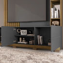 Estante Home Para TV até 70 Polegadas Space Cinza Caemmun