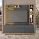 Estante Home Para TV até 70 Polegadas Space Cinza Caemmun