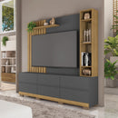 Estante Home Para TV até 70 Polegadas Space Cinza Caemmun