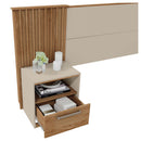 Cabeceira Para Cama Casal Extensível Marrom Lucius Caemmun