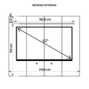 Painel Para TV até 75 Polegadas Soberano 216 Cm Caemmun