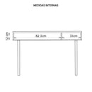 Aparador De Sala Retro Com Pés De Madeira Para Sala De Estar E Jantar Caemmun