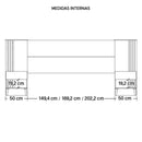 Cabeceira Para Cama Casal Extensível Next Marrom Caemmun