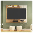 Painel Para TV Até 58 Polegadas Cross Buriti / Off White-Caemmun