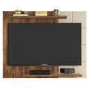 Painel Para Tv Até 58 Polegadas Cross Jatobá/Offwhite - Caemmun