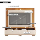 Estante Home Para TV até 70 Polegadas Com Led Lar Caemmun