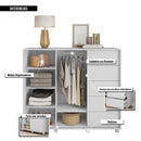 Cômoda Sapateira 2 Portas 5 Gavetas Branco Pegasus Caemmun