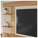 Conjunto Sala De Estar Painel Mesa Centro Discovery Caemmun