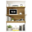 Estante Multiuso Livreiro 1 Porta Branco Mood Caemmun