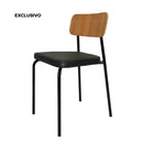 Cadeira Student Decorativa Preta - Overseas