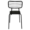 Cadeira Latitude Decorativa Preta - Overseas