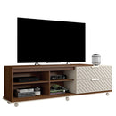 Bancada Para Tv Até 55 Harmony Havana/OffWhite - Caemmun