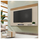 Conjunto Sala De Estar Painel Mesa Aparador Malha Caemmun