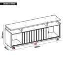 Bancada Rack Para Tv até 65 Polegadas Stars Marrom Caemmun