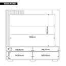 Estante Home Para TV até 70 Polegadas Com Led Lar Caemmun