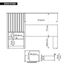 Cabeceira Para Cama De Solteiro Marrom Oberon Caemmun