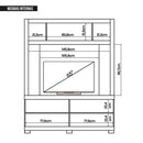 Estante Home Para TV até 60 Polegadas Franco Marrom Caemmun