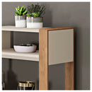 Aparador Com 2 Prateleiras Mênfis Off White/Buriti - Caemmun