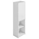 Armário Multiuso Com Mesa Auxiliar Mult Max Branco Caemmun