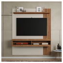 Painel Para TV Até 55 Polegadas Norton Off White/Buriti - Caemmun