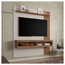 Painel Para TV Até 55 Polegadas Norton Off White/Buriti - Caemmun