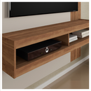 Painel Para TV Até 55 Polegadas Norton Off White/Buriti - Caemmun