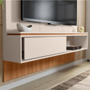 Painel Para Tv de até 65 Polegadas Marrom Aura Caemmun