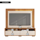 Estante Home Para TV até 70 Polegadas Com Led Lar Caemmun