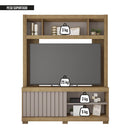 Estante Home Para TV até 60 Polegadas Franco Marrom Caemmun