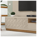 Rack Com Painel Para TV até 75 Polegadas Renda 218Cm Caemmun