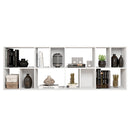 Estante Livreiro Multiuso 12 Nichos Branco Side Caemmun