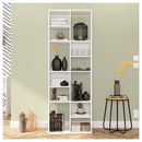 Estante Livreiro Multiuso 12 Nichos Branco Side Caemmun