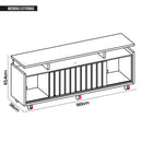 Rack Bancada Para Tv até 65 Polegadas Stars Marrom Caemmun