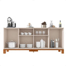 Buffet Aparador 4 Portas Balcão Bege Jace Caemmun