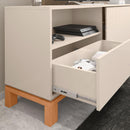 Bancada Rack Para TV até 55 Polegadas Jace Marrom Caemmun