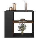 Aparador Buffet Decorativo 1 Prateleira Opala Preto Caemmun